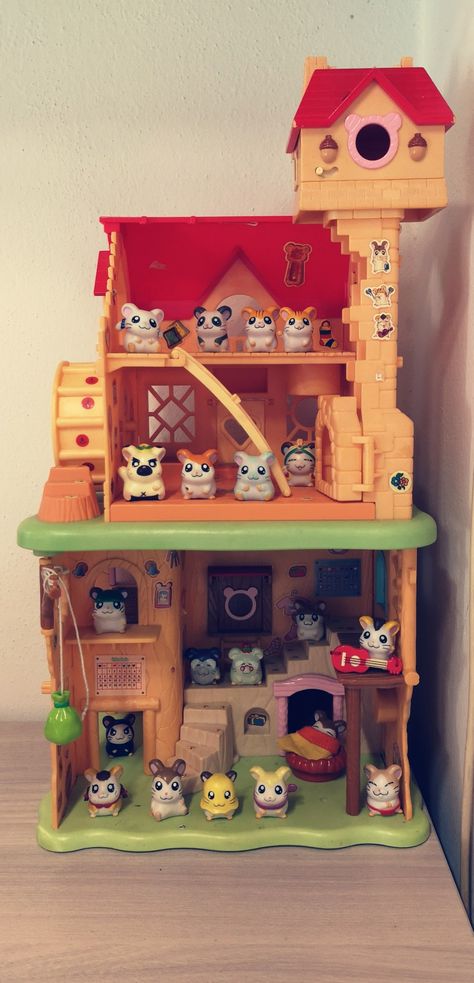 Hamtaro Toys, Hamtaro Wallpapers, Baby Rat, Baby Rats, Nostalgic Toys, Toy House, 90s Kids, Retro Toys, Rodents