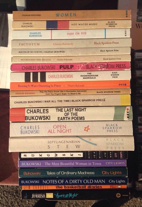 Bukowski Bukowski Books, Charles Bukowski Photos, Charles Bukowski Books, Your Life Is Your Life Bukowski, So Now Charles Bukowski, So You Wanna Be A Writer Charles Bukowski, Book Pile, Book Texture, 100 Books To Read