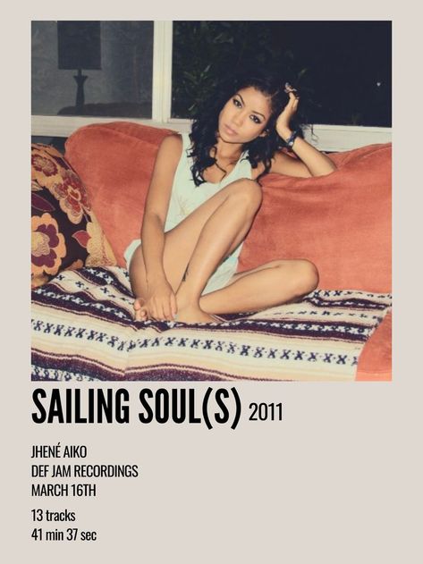 minimal aesthetic polaroid album poster for sailing soul(s) mixtape by jhene aiko Polaroid Album, Aesthetic Polaroid, Jhené Aiko, Jhene Aiko, Meaningful Art, Minimal Aesthetic, Room Posters, New Wall, Mixtape