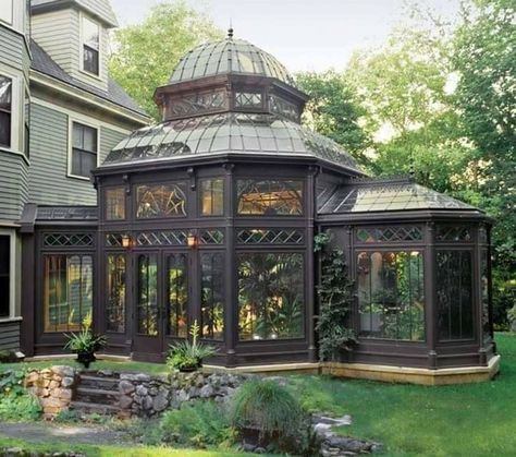 Victorian Conservatory, Victorian Greenhouses, Famous Interior Designers, Wooden Greenhouses, Celebrity Houses, House Designs Exterior, Victorian Homes, Future House, Dream Big