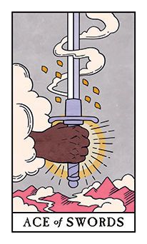 Ace of Swords Tarot Card Meanings | Tarot.com Tarot Ace Of Swords, Modern Witch Tarot Deck, Ace Of Swords Tarot, Modern Witch Tarot, Witches Tarot Deck, Weekly Tarot, King Of Swords, King Of Wands, Ace Of Swords