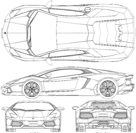 Lamborghini Aventador Lp700 4, Lamborghini Aventador Lp700, Blueprint Drawing, Lamborghini Lamborghini, Aventador Svj, Lamborghini Veneno, Best Classic Cars, Car Design Sketch, Car Center