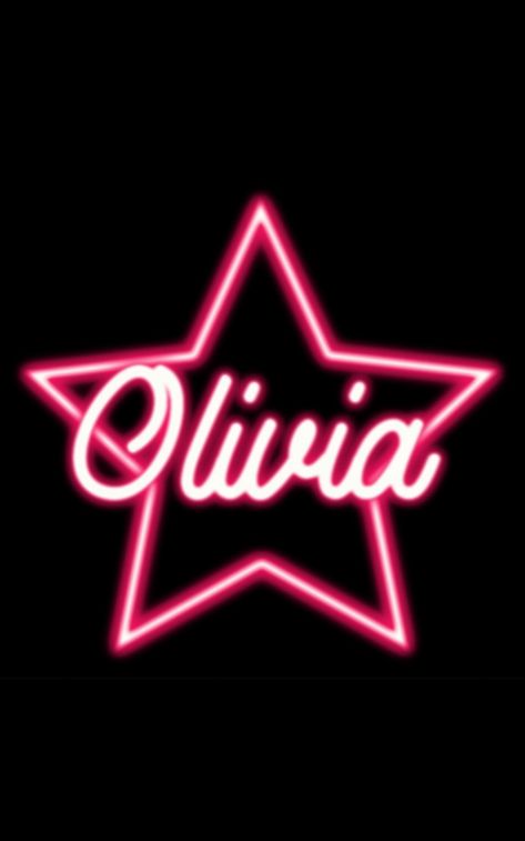 Olivia Name Wallpaper, Olivia Name Aesthetic, Olivia Name Art, Ice Cream Room, Olivia Wallpaper, Olivia Rodrigo Wallpapers, Olivia Name, Olivia Art, Baby Name Book