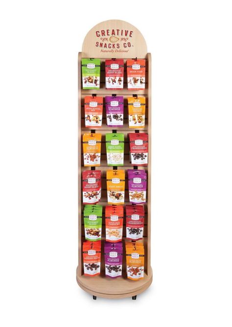 Snack Display Ideas, Point Of Purchase Display, Rak Display, Chips Snacks, Snack Display, Souvenir Display, Retail Design Display, Grocery Store Design, Point Of Sale Display