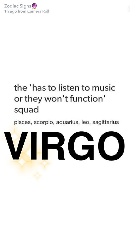 Oh hell yeah bro!!! I can’t function without music! Like in class they say to do something so I put my earbuds in and listen to music #Virgo Stay Or Go, All About Virgo, Virgo Personality, Soulmate Signs, Virgo Memes, Virgo Traits, Virgo Love, Virgo Quotes, Zodiac Signs Virgo