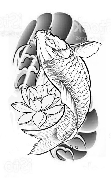 Japanese Coil Fish Tattoo, ငါးကြင်း Tattoo, Koi Fish Forearm Tattoo, Japanese Koi Fish Tattoo Design, Koi Carp Tattoo, Koi Fish Tattoo Design, Aztec Warrior Tattoo, Japanese Koi Fish Tattoo, Carp Tattoo