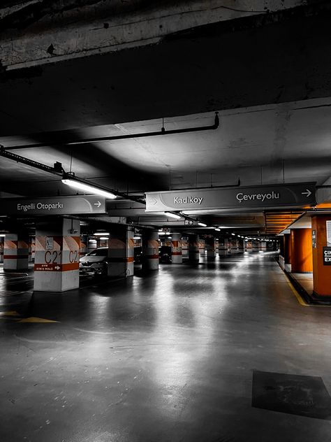 Parkiran Mall Aesthetic, Mall Parking Lot Aesthetic, Dark Parking Lot, Parking Lot Aesthetic, Mall Parking Lot, Mall Aesthetic, Istanbul Turkey, Parking Lot, Shopping Mall