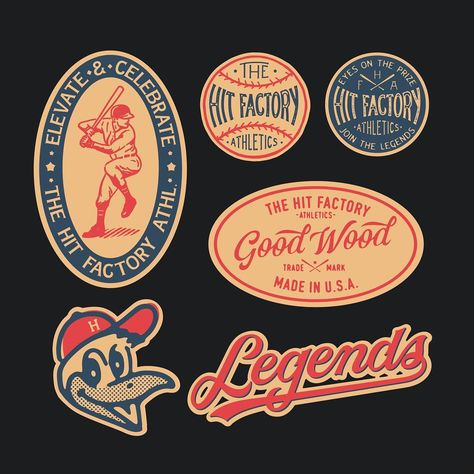 Baseball Graphics, Sports Logo Design, Sports Graphics, Sports Logos, Badge Logo, Ex Machina, Badge Design, Retro Logo, Logo Label