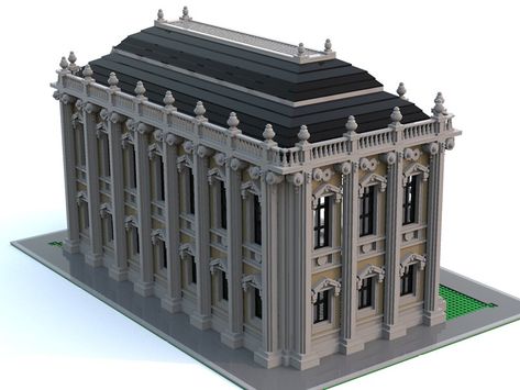 Baroque Architecture | O Wingård | Flickr Rumah Minecraft Sederhana, Brutalism Architecture, Lego Modular, Minecraft City, Minecraft Plans, Minecraft Construction, Lego Pictures, Minecraft Blueprints, Lego Architecture