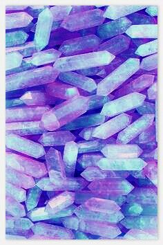 Purple Purple Crystals, We Heart It, Lost, Crystals, Purple, Blue