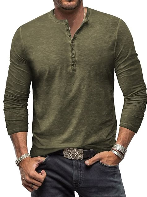 Mens Corduroy, Bohemian Style Men, Style Roots, Mens Henley, Henley Tee, Party Kleidung, The Knight, Henley Shirt, Henley Top