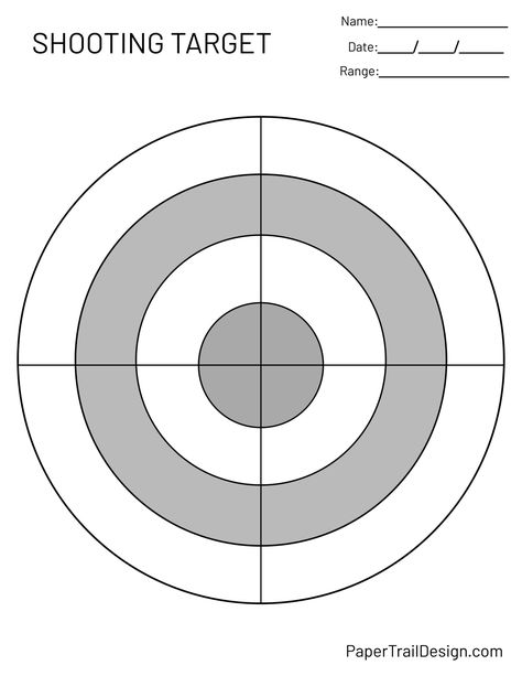 Print these shooting targets and use them as and archery target or bb gun targets Diy Meal Planner, Target Outfits, Paper Trail Design, Bill Of Sale Template, Paper Targets, Shooting Target, Trail Design, Archery Target, School Coloring Pages