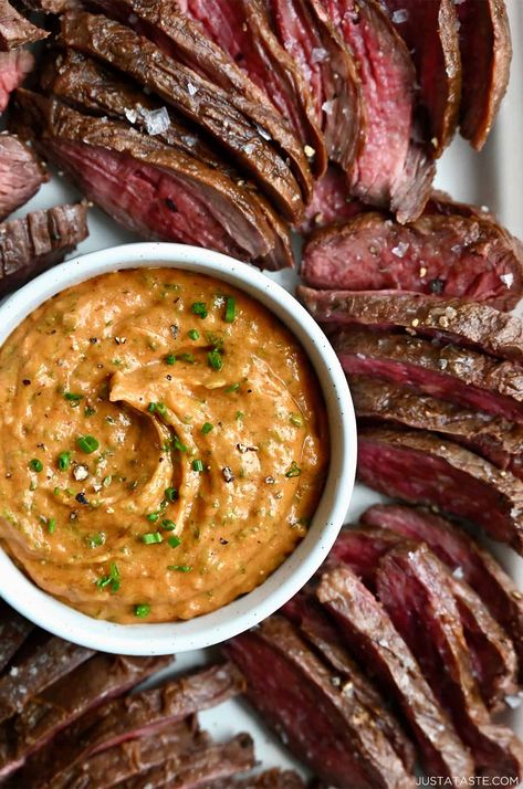 Cowboy Butter - Just a Taste Cowboy Butter Allrecipes, Cowboy Butter Recipe, Steak Butter Recipe, Cowboy Butter, Crusty Bread Recipe, Zucchini Oatmeal, Savory Dips, Compound Butter Recipe, Compound Butters