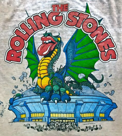 Rolling Stones Concert, Rolling Stones Tour, Rolling Stones Shirt, Blue Oyster Cult, Graphics Shirt, Vintage Graphic Tees, Inspo Art, Rock Concert, Concert Shirts