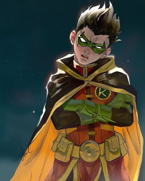 Robin Son Of Batman, Damian Wayne Batman, Son Of Batman, Robin Comics, Robin Dc, Dc Comics Wallpaper, Univers Dc, Dc Icons, Dc Comics Superheroes