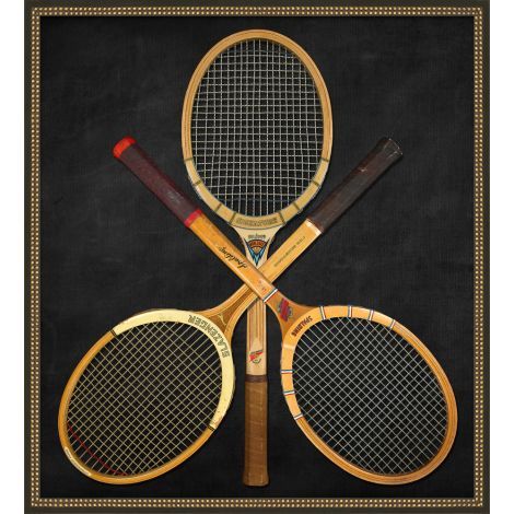 Tennis Racquet Decor, Tennis Decorations, Tennis Art, Tennis Party, Wendover Art, Wendover Art Group, Tennis Rackets, Vintage Tennis, Vintage Swim