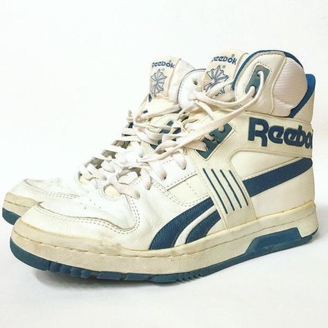 80s Tennis Shoes, Vintage High Top Sneakers, Hightop Sneakers Men, 80s Shoes 1980s Style, Vintage Sneakers Retro, Reebok Vintage Sneakers, High Top Reebok, 80s Reebok, Vintage Shoes Sneakers