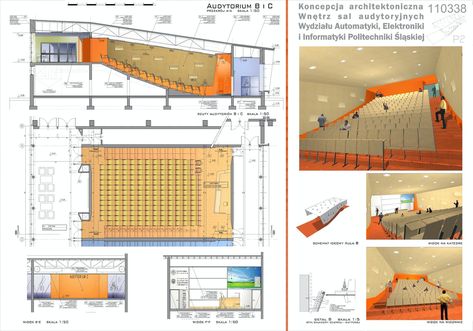 Lecture Hall Design, Auditorium Plan, Auditorium Architecture, Cinema Architecture, University Hall, Auditorium Design, Lectures Room, Multipurpose Hall, Cinema Design