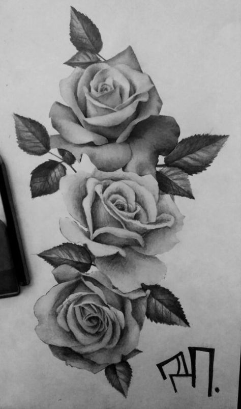 Vine Tattoo Ideas, Flowers Reference, Rose Vine Tattoos, Flower Vine Tattoos, Watercolor Rose Tattoos, Realistic Rose Tattoo, Rose Flower Tattoos, Vine Tattoo, Rose Drawing Tattoo