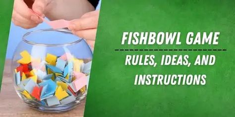 Fishing Party Games, Fish Bowl Game, Fishbowl Game, 21st Birthday Drinks, Creative Centerpieces, Fishing Birthday Party, Betta Fish Care, Game Rules, Wedding Dance Video