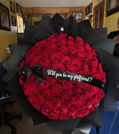 This weekends 100ct rose bouquet✨ . . .Dm to place your orders🫶 #ramobuchon #ramo #ramos #rosebouquet #rosas #forher #ie #riverside #perris #morenovalley #sanbernardino #trending #fyp #fypage #fypシ #willyoubemygirlfriend #100ctbouquet #smallbusiness #smallbusinesssupport Christmas Ribbon Rose Bouquet, Spooky Ramos Eternal, Eternal Flower Bouquet Ribbon, Ribbon Roses Bouquet Valentines, Biggest Bouquet Of Roses, Will You Be My Girlfriend, Ask Out, Ribbon Bouquet, Me As A Girlfriend