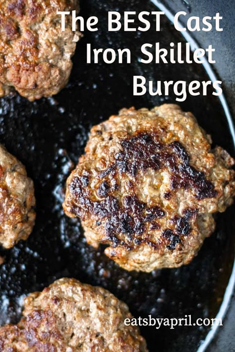 Hamburger On Cast Iron Skillet, Hamburgers On Cast Iron Skillet, Cheeseburgers In Cast Iron Skillet, Burgers In Cast Iron Skillet In Oven, Burgers On Skillet, Hamburgers In Skillet, Hamburger Cast Iron Skillet, Cast Iron Burger, Smash Burgers In Cast Iron Skillet