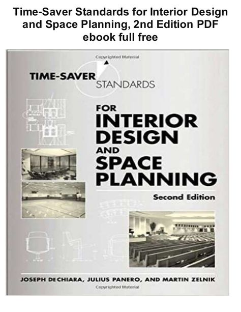 Time-Saver Standards for Interior Design  and Space Planning, 2nd Edition PDF  ebook full free Interior Design Books, Architecture Books, Classic Interior Design, Interior Design Business, Time Saver, Interior Architect, Best Interior Design, Design Student, Space Planning