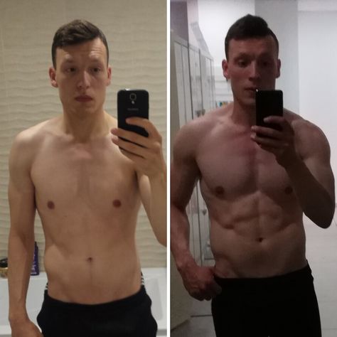 Nick gained over 17 pounds of muscle and added 187 pounds across his major lifts in only 6 months following my Bigger Leaner Stronger program! Lean And Muscular Guys, Long Lean Muscle Workouts, Mens Physique Lean Gym, Midcentury Backyard, Thinner Leaner Stronger, Largest Muscle Groups, Body Fat Percentage, Military Press, Workout Splits