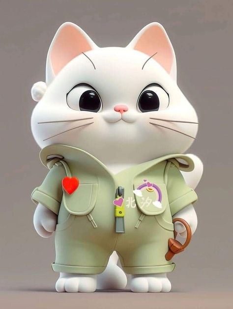 Cat 3d, Art Toys Design, 3d Concept, Cute Little Kittens, Pet Signs, Vinyl Toys, Little Kittens, Art Toy, Cartoon Animals