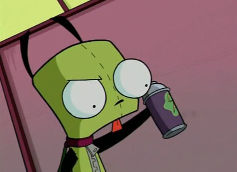 Gir Invader Zim Pfp, Gir Invader Zim, Invader Zim Characters, Scene Core, Emo Wallpaper, Rawr Xd, Scene Kids, Scene Emo, Invader Zim