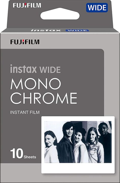 Instax Wide Film, Monochrome 10 Shot Pack: Amazon.co.uk: Amazon.co.uk: Instax Wide 300, Fujifilm Instax Wide, Smartphone Printer, Instax Wide, Instax Film, Fuji Instax, Instax Mini Film, Photographic Film, Fujifilm Camera