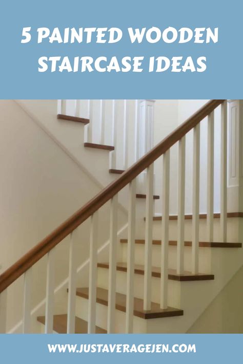 If you’re looking to update your hallway have thought about how a painted staircase could make your space look better Wooden Staircase Ideas, Painted Staircase, Painted Staircases, Wooden Staircase, Semi Gloss Paint, Staircase Ideas, Leftover Paint, Stair Parts, Wooden Staircases