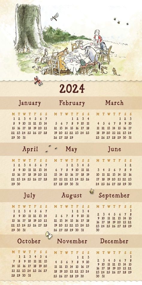 Art Core, Piglet Eeyore, Art Buildings, Classic Winnie The Pooh, Cute Calendar, Disney Designs, Christopher Robin, Vertical Poster, Family Organizer