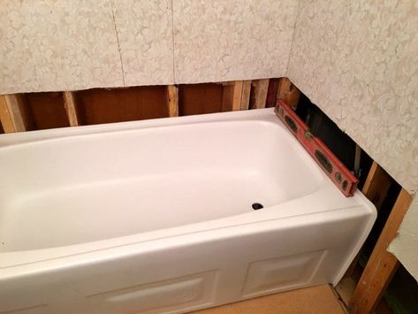 Plumb bathtub installation New Bathtub, Bathtub Liners, Bathtub Sizes, Bathtub Surround, Big Tub, Jacuzzi Bathtub, Refinish Bathtub, Bathtub Remodel, Entryway Inspiration