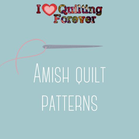 Amish Quilt Patterns Amish Quilts Traditional, Amish Quilts Pennsylvania Dutch, Amish Quilt Patterns, Amish Quilt, Vintage Quilts Patterns, Amish Quilts, Star Quilt Blocks, Pennsylvania Dutch, Nine Patch