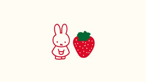 desktop wallpaper Miffy Strawberry Wallpaper, Plain Macbook Wallpaper, Background For Ipad Wallpapers, Hd Mac Wallpaper Aesthetic, Miffy Desktop Wallpaper Hd, Strawberry Pc Wallpaper, Miffy Computer Wallpaper, Strawberry Laptop Wallpaper, Miffy Macbook Wallpaper