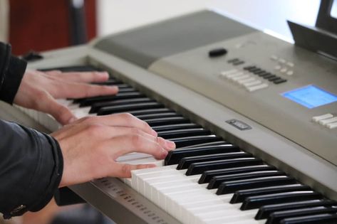 Can You Learn Piano On A Keyboard - VeryCreate.com Piano Accessories, Yamaha Piano, Music Mixer, Piano Store, Baby Grand Piano, Piano Classes, Piano For Sale, Online Piano Lessons, Baby Grand Pianos