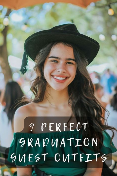 Unsure what to wear to a graduation as a guest? Discover stylish and appropriate outfit ideas that will make you look great and feel comfortable. Click to get the ultimate guide! 🎓👗 #FashionTips #GraduationStyle #GuestOutfit #DressToImpress #EventOutfits Graduation Outfit Ideas For Guest Cold Weather, Womens Graduation Outfit Classy, Outfit Ideas For Graduation Guest, Graduation Lunch Outfit, Outfits To Wear To A Graduation, Graduation Attire For Women Attendee, What To Wear To A Graduation Party As A Guest, Graduation Outfit Ideas For Guest Winter, Winter Graduation Guest Outfit