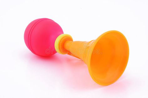 Horn. Red, orange and yellow toy horn , #spon, #orange, #Red, #Horn, #horn, #toy #ad Clown Horn, Paper Fish, Grooming Salon, Orange And Yellow, Orange Red, Horn, Bicycle, Stock Images, Fish