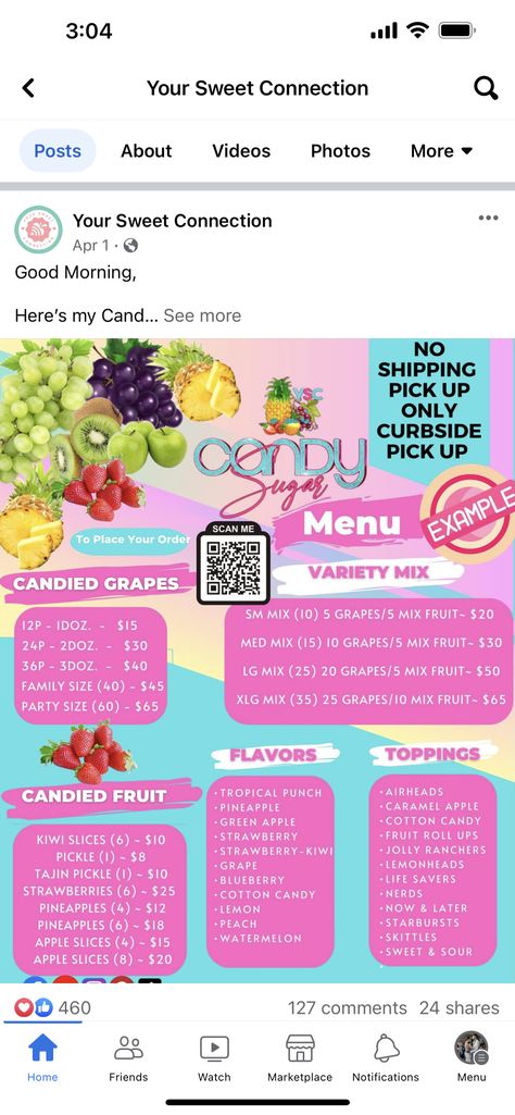 Candy Grape Prices, Selling Fruit Ideas, Candied Fruit Business Names, Candied Grapes Prices, Candy Fruit Business, Candied Fruit Business, Candy Fruit Trays, Candied Fruit Price List, Candied Grapes And Pineapples