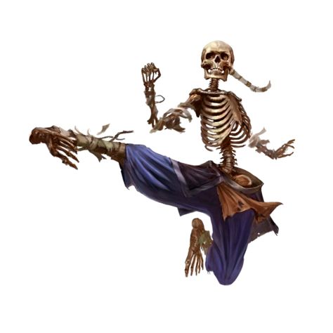 Iroran Monk Skeleton - Pathfinder 2E PFRPG PFSRD DND D&D 3.5 4E 5E 5th ed d20 fantasy Skeleton Monk Dnd, Leonin Dnd 5e, Skeleton Pathfinder, Skeleton Dnd Character, Monster Dnd Art, Skeleton Fantasy Art, Skeleton Dnd, Dnd Skeleton, Pathfinder Monk