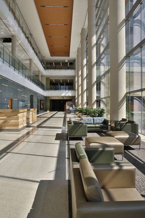 Health Care Design, Parkland Hospital, Hospital Design Architecture, Zhoushan, Atrium Design, Healthcare Interior Design, Modern Hospital, Farmhouse Stools, East High School