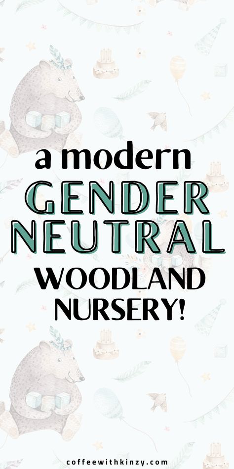 A beautiful gender neutral woodland nursery. Find cute woodland nursery decor for girls and woodland nursery decor for boys. Bring nature to your home with this adorable woodland nursery theme! Cute Gender Neutral Nursery, Woodland Nursery Ideas Gender Neutral, Woodland Neutral Nursery, Neutral Nature Nursery, Gender Neutral Forest Nursery, Minimalist Woodland Nursery, Woodland Theme Nursery Gender Neutral, Simple Woodland Nursery, Nature Themed Nursery Gender Neutral