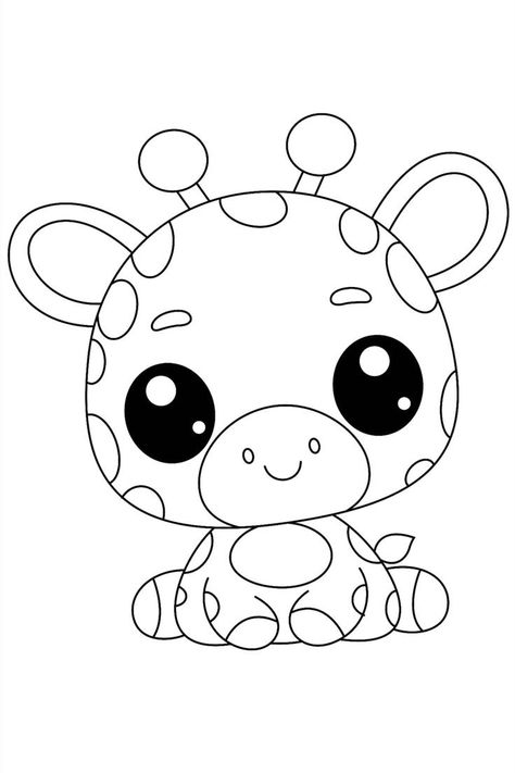 Giraffe Squishmallow, Giraffe Coloring Pages, Chibi Coloring Pages, Idee Cricut, Farm Animal Coloring Pages, Pattern Coloring Pages, Mermaid Coloring Pages, Dog Coloring Page, Princess Coloring Pages