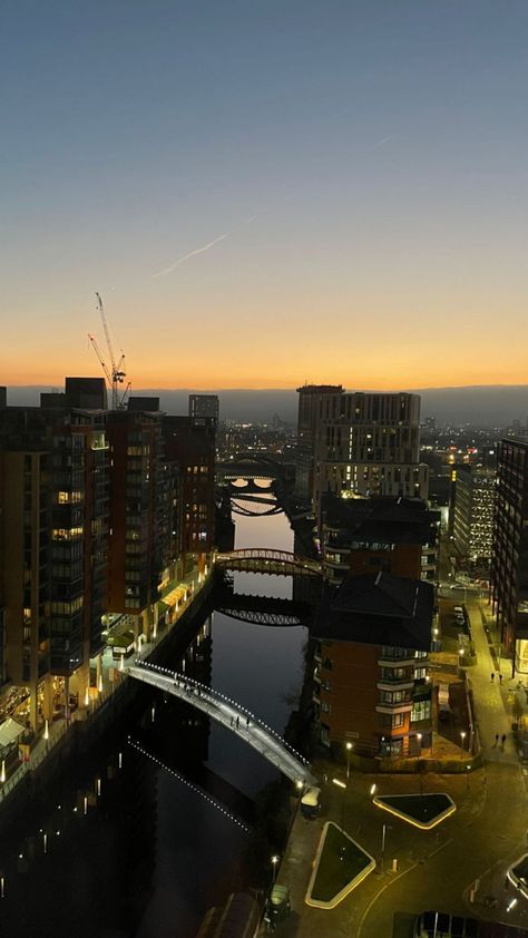 Manchester Apartment Aesthetic, Apartment Manchester, Manchester Flat, Manchester Apartment, Fake Travel, Uni Vibes, Fake Pics, Manchester City Centre, Apartment View