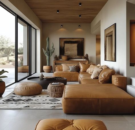 Camel Color Couch Living Room Ideas, Camel Leather Couch Living Room Ideas, Caramel Couch Living Room, Caramel Sofa Living Room Ideas, Brown Gold Living Room, Camel Sofa Living Room, Brown Leather Sofa Living Room Ideas, Camel Leather Couch Living Room, Leather Furniture Living Room