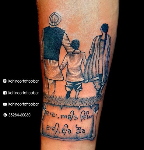 Best tattoo artist in punjab       Best tattoo artist in Patiala #tattoos #ktb #ktbtattooz #8528460060 #ink #getinked Tattoo Dada, Grandparents Tattoo, Mother Tattoo, Tattoo Bar, Tattoo Mom, Father Tattoos, Dad Tattoo, Band Tattoo Designs, Mother Tattoos