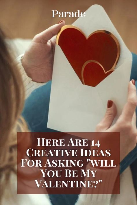 'Will You Be My Valentine?' Here Are 14 Creative Ideas For Asking And Showing Your Affection #valentinesday #valentine #affection https://parade.com/living/will-you-be-my-valentine-ideas Asking To Be Valentine Ideas, Be My Valentine Ideas, Valentine Ideas, Your Crush, My Valentine, Be My Valentine, Creative Ideas, Diy Gift, Valentines Day