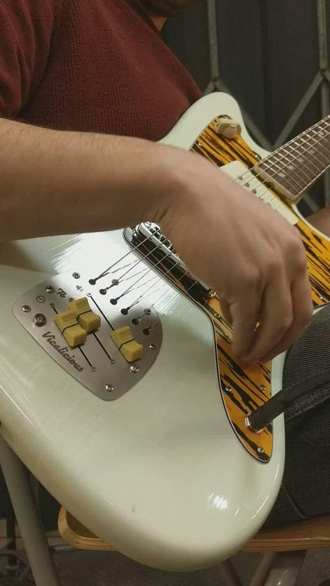 Special Projects Branch: Analogue delay built into a Jazzmaster Bridge - Jack's Instrument Services Offset Guitar, Surf Guitar, Evil Grin, Banjo Tabs, Fender Jazzmaster, Boutique Guitar, Guitar Building, Custom Guitars, Guitar Body