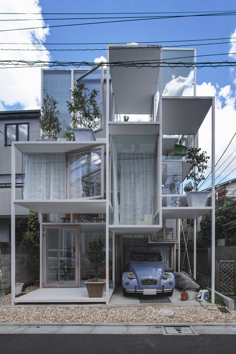 Tokyo Architecture, Facades, Sou Fujimoto, Modern Architecture Building, Japan Architecture, Japanese Architecture, Industrial House, Design Minimalista, Architectural Inspiration